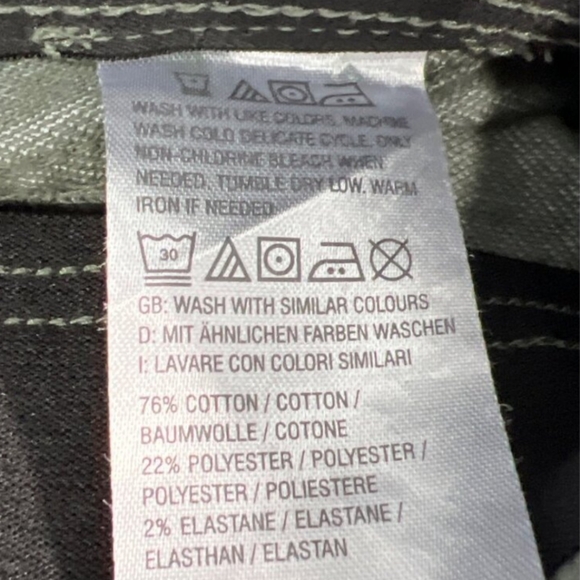 Denim and Co Tall Comfy Knit Denim Jogger Pants Dark Olive Green Womens Medium - Picture 4 of 5